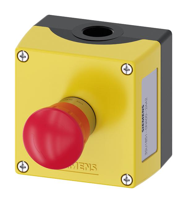 3SU1851-0NA00-2AA2 EMERGENCY STOP SW, SPST-NC, 500V, SCREW SIEMENS