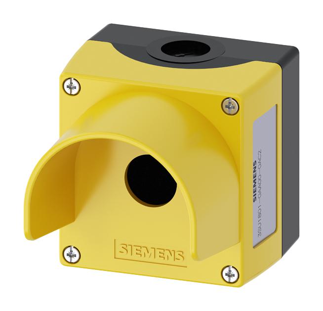 3SU1801-0AA00-0AC2 ENCLOSURE, 1 COMMAND POINT, PLASTIC, YEL SIEMENS