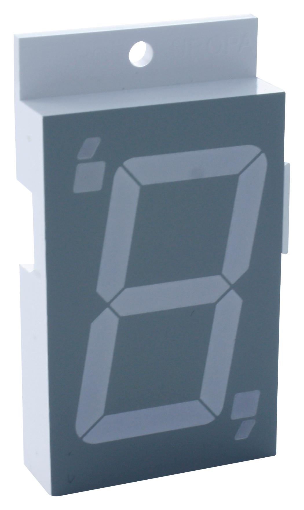 FEM-0801G0430BGWT1 DISPLAY, SEVEN SEGMENT, 20MM, GREEN FORGE