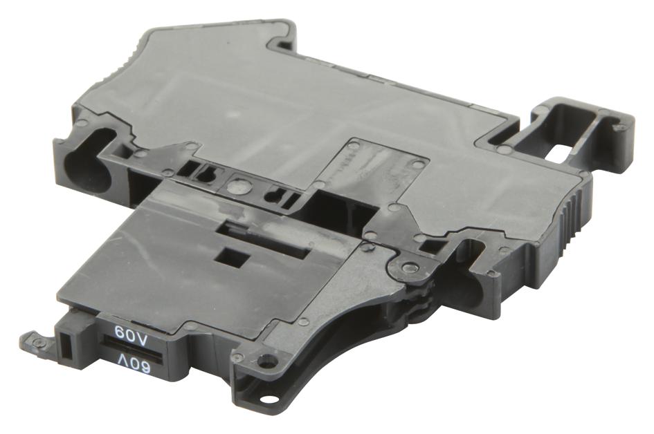 ST 4-HESILED 60 (5X20) TERMINAL BLOCK, FUSED, 2POS, 10AWG PHOENIX CONTACT