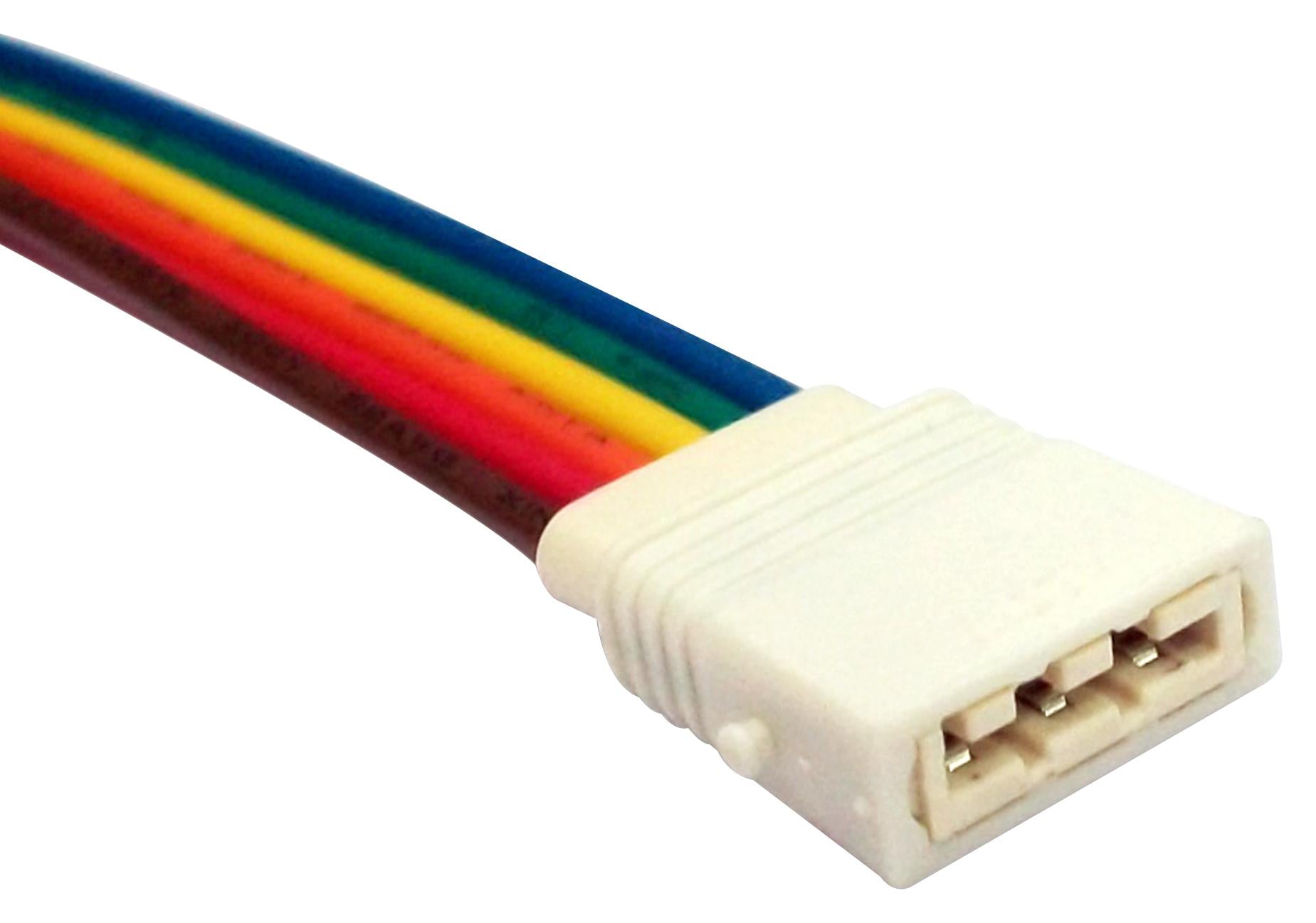 SSL11-J6LJ0-022A04 CABLE ASSY, W2W RCPT-FREE END, 6P, 0.4M AMPHENOL LTW