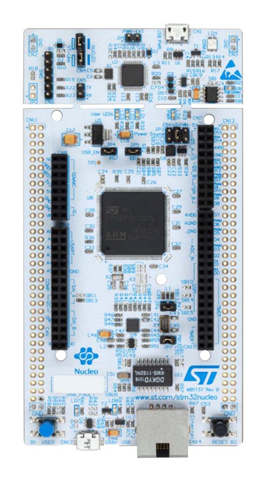 NUCLEO-F722ZE DEV BOARD, CORTEX-M7 MCU STMICROELECTRONICS