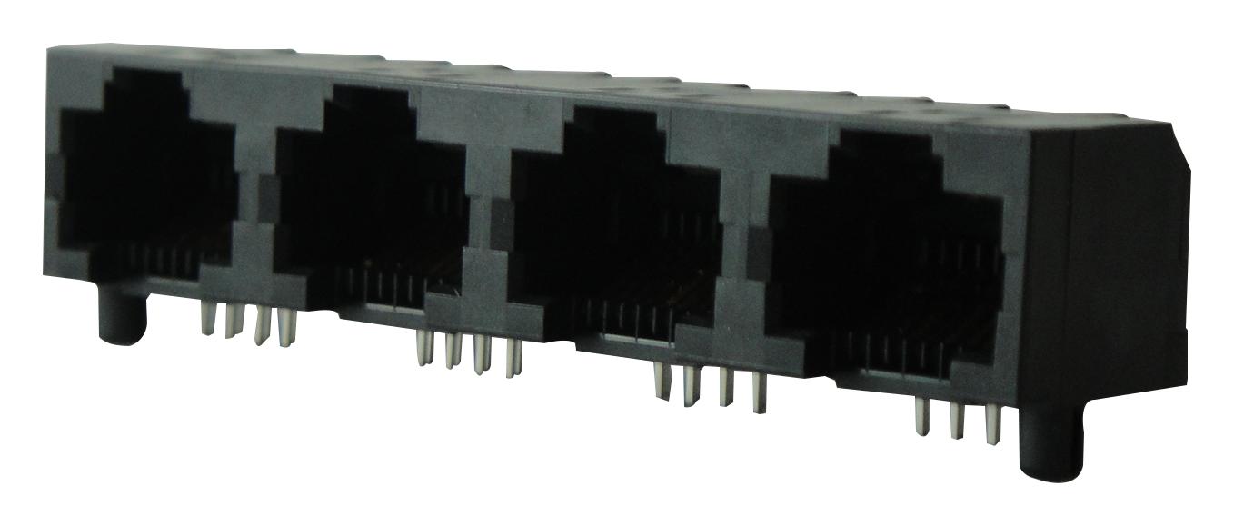 RJHSE-5080-04 CONNECTOR, UNSHLD, RJ45, JACK, 8P8C AMPHENOL ICC