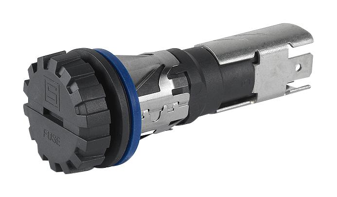 0031.9163 FUSE HOLDER, 6.35X32MM, 32A, 600V SCHURTER