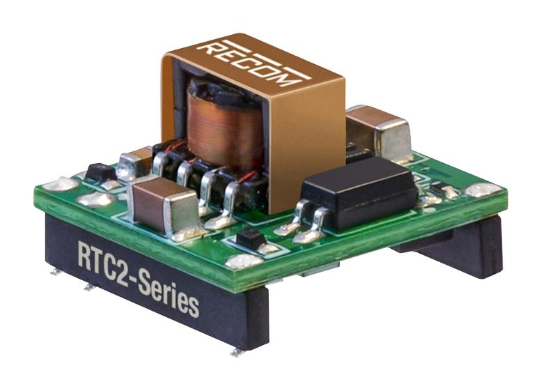 RTC2-0505SRW DC-DC CONVERTER, 5V, 0.4A RECOM POWER