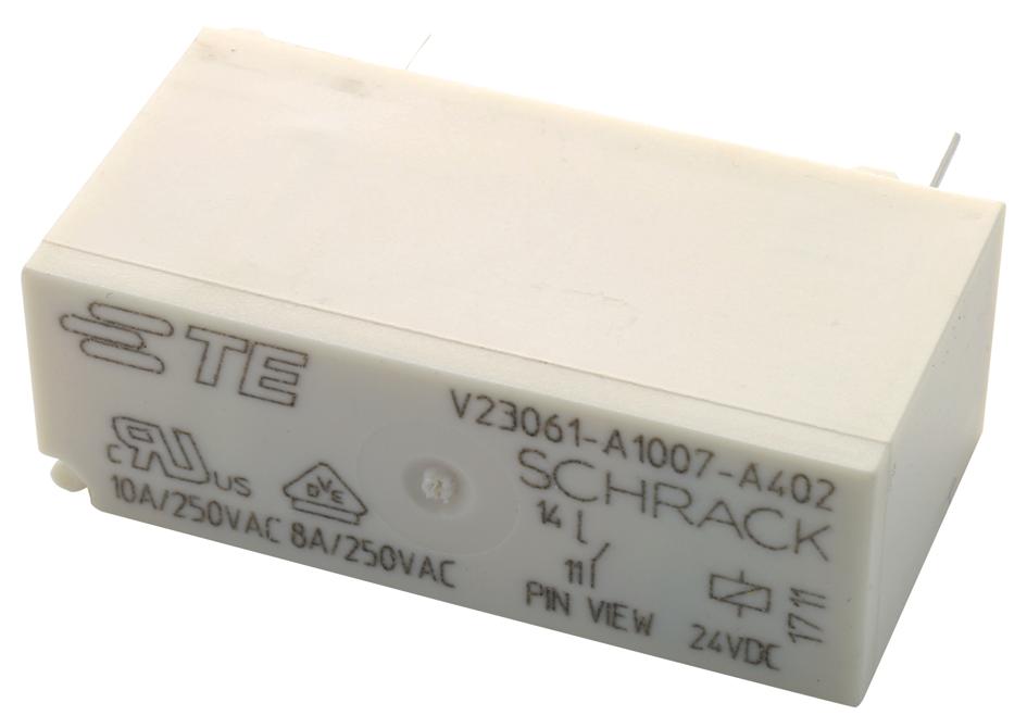 V23061A1005A502 POWER RELAY, 12VDC, SPST-NO, 8A, THT SCHRACK - TE CONNECTIVITY