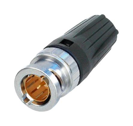 NBNC75BDD6 RF COAXIAL, HD BNC PLUG, 75 OHM, CABLE NEUTRIK