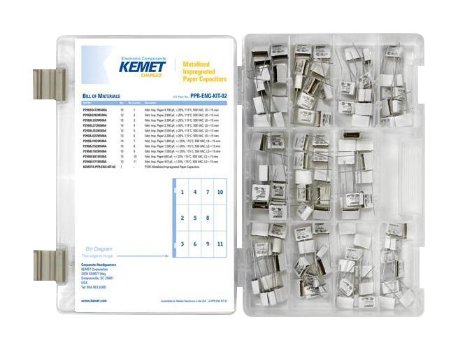 PPR ENG KIT 02 CAPACITOR KIT, Y1, 470PF-4700PF KEMET