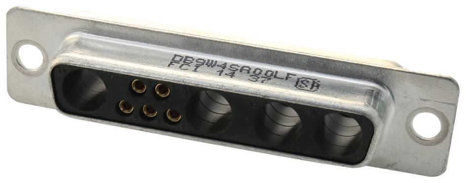 DB9W4SA00LF COMBO D-SUB CONN, RCPT, DB-9W4, SOLDER AMPHENOL ICC