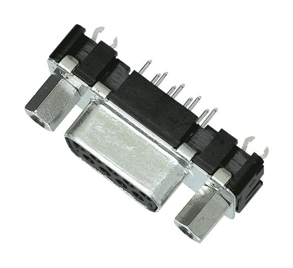 09661517511 D-SUB CONN, RCPT, 9POS, TH HARTING