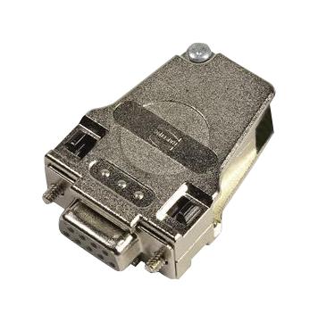 09670090335 D SUB BACKSHELL, 45DEG, SIZE DE HARTING