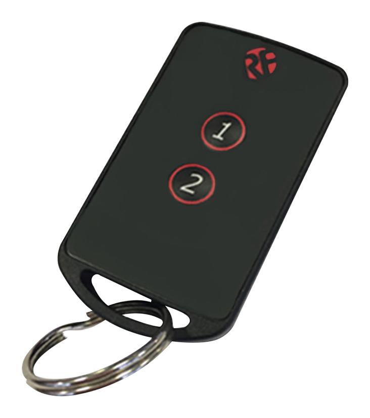 FOBLOQA-4T2 AM KEY FOB TRANSMITTER, 2-CH, 433.92MHZ RF SOLUTIONS
