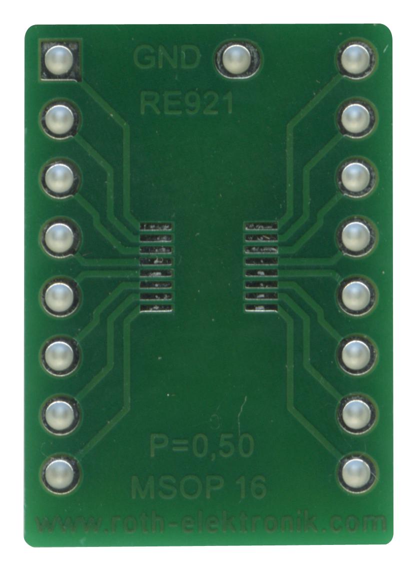 RE921 SMD ADAPTER BOARD ROTH ELEKTRONIK