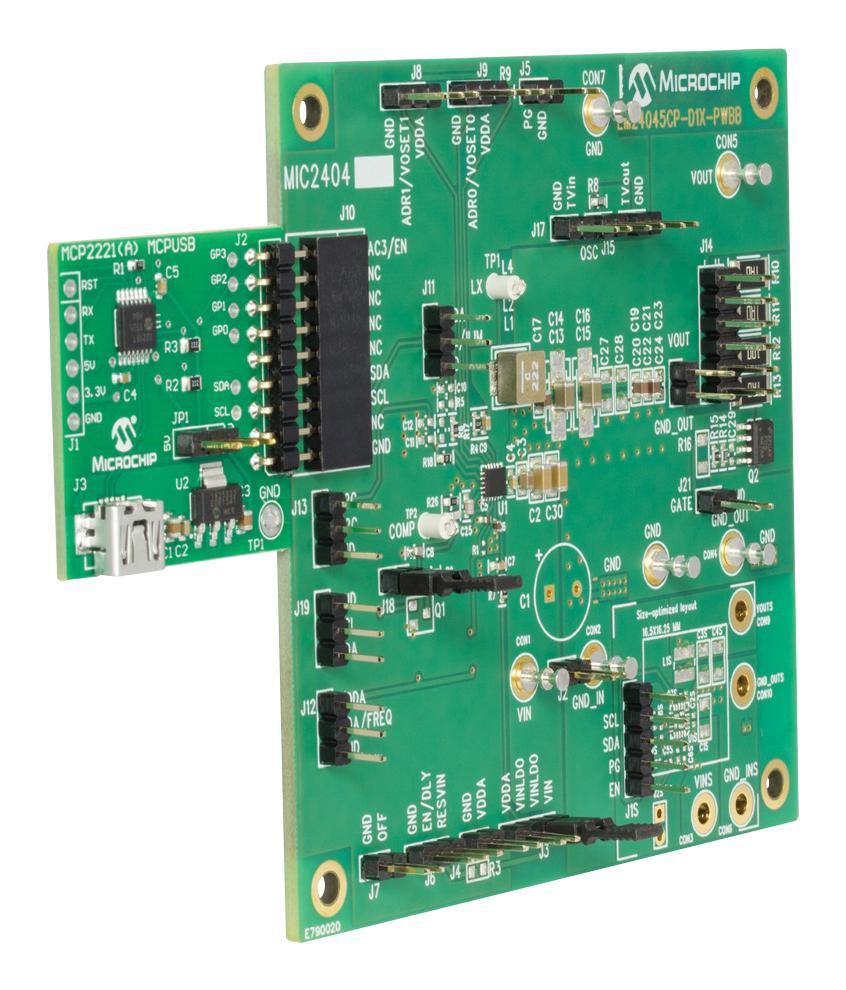 ADM00826 EVAL BOARD, SYNC BUCK REGULATOR MICROCHIP