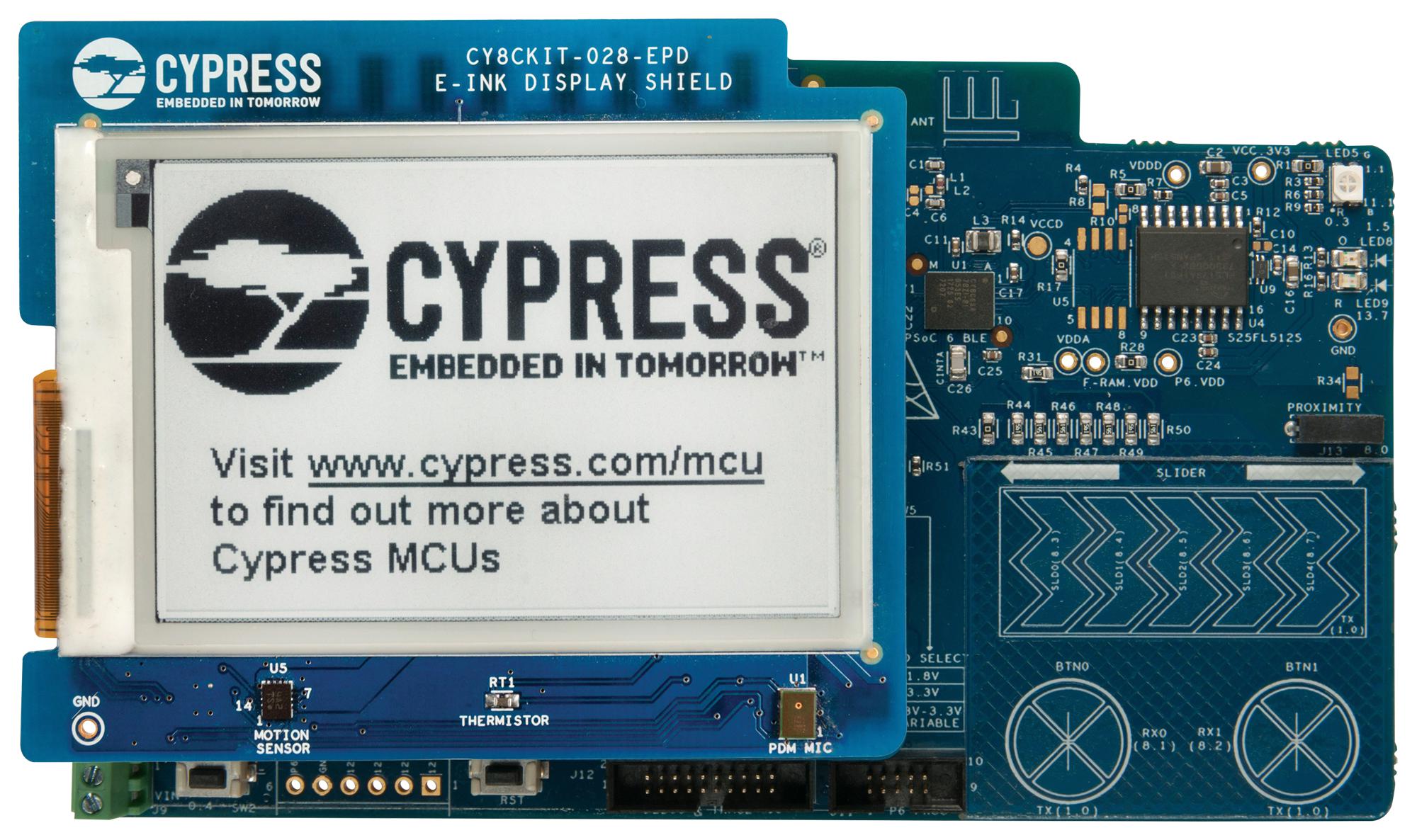 CY8CKIT-062-BLE REF DESIGN BOARD, BLUETOOTH CYPRESS - INFINEON TECHNOLOGIES