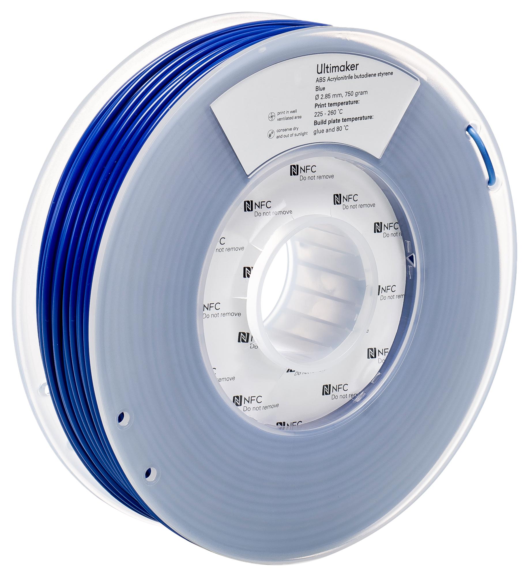 1624 FILAMENT, ABS -BLUE- 750G ULTIMAKER