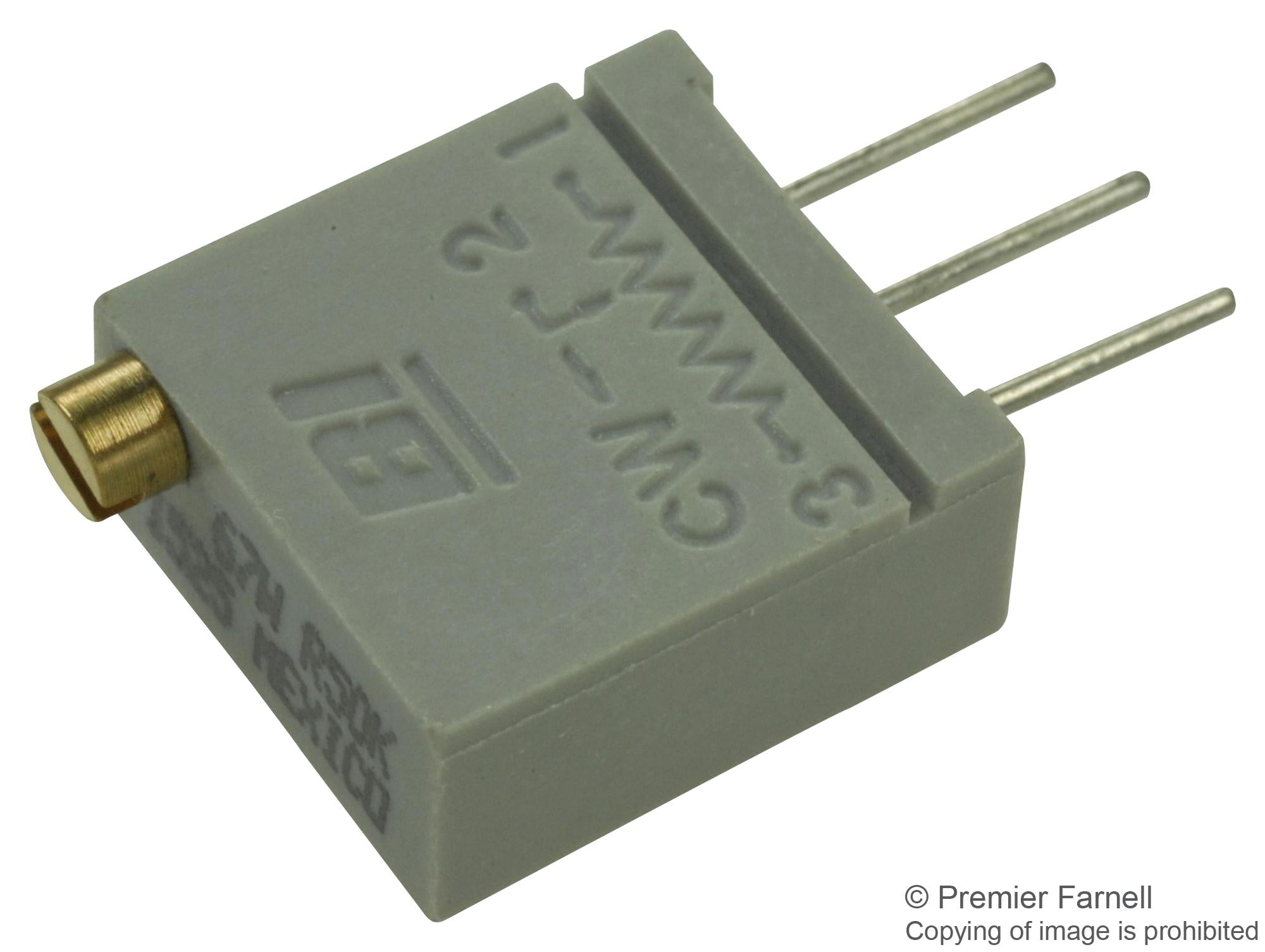 67WR50KLF TRIMMER, POT, 50K, 20TURN, 10%, TH TT ELECTRONICS / BI TECHNOLOGIES