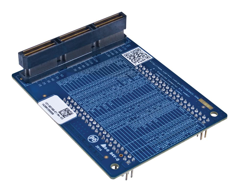 CYUSB3ACC-006 HSMC BOARD, SUPERSPEED EXPLORERKIT CYPRESS - INFINEON TECHNOLOGIES