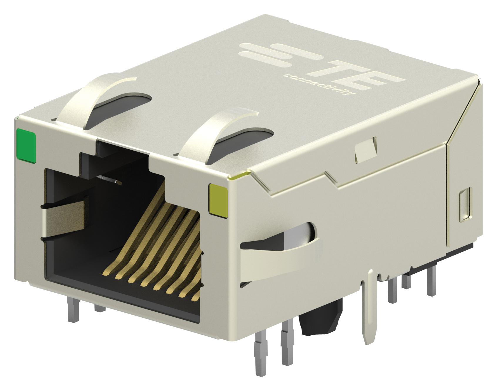 6-2301994-1 RJ45 CONNECTOR, JACK, 8P8C, 1PORT, TH TE CONNECTIVITY