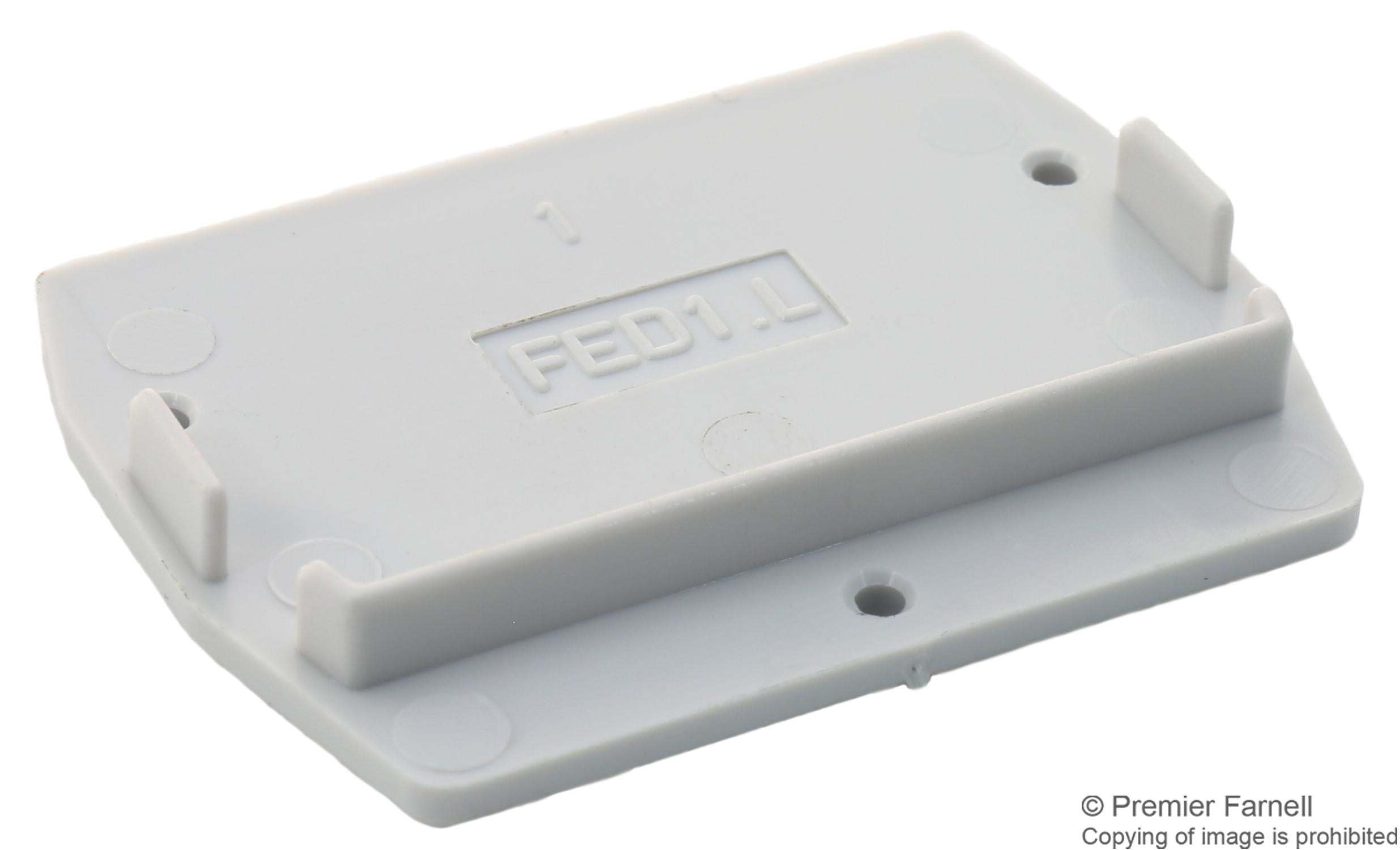 1SNA291301R0200 END PLATE, 1.5MM, GREY, TERMINAL BLOCK ENTRELEC - TE CONNECTIVITY