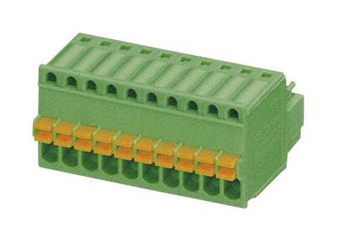FK-MC 0,5/ 6-ST-2,5 TERMINAL BLOCK, PLUGGABLE, 6POS, 20AWG PHOENIX CONTACT