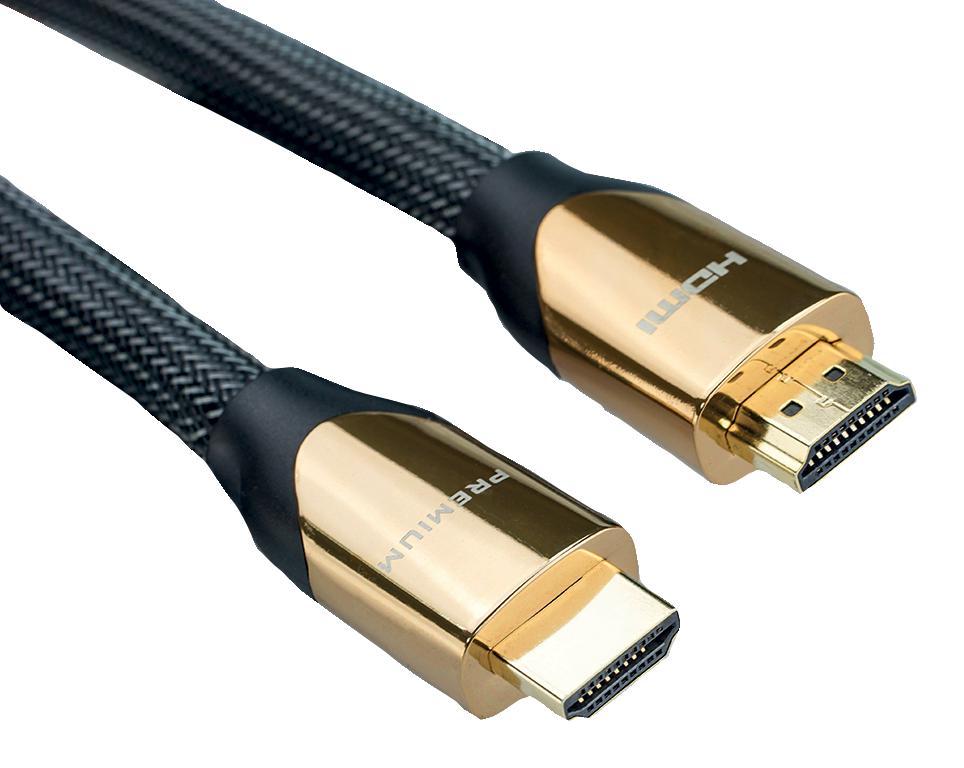 11.04.5801 CABLE, HDMI PLUG, 1M, BLACK ROLINE
