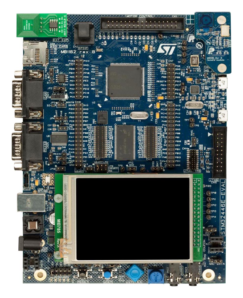 STM32446E-EVAL EVAL BOARD, 32BIT CORTEX-M4 MCU+FPU STMICROELECTRONICS