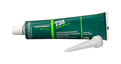 738, 90ML SEALANT, SILICONE RTV, 90ML, WHITE DOW