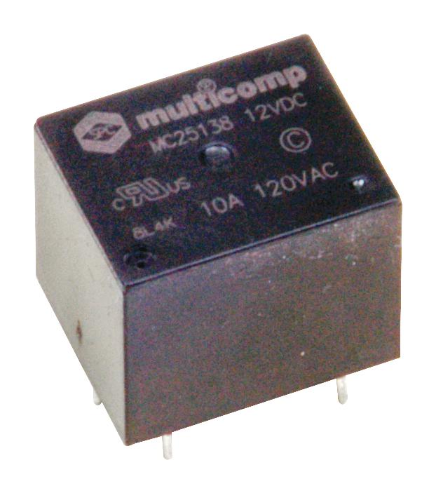 MC25139 RELAY, SPDT, 24VDC, 10A, TH MULTICOMP