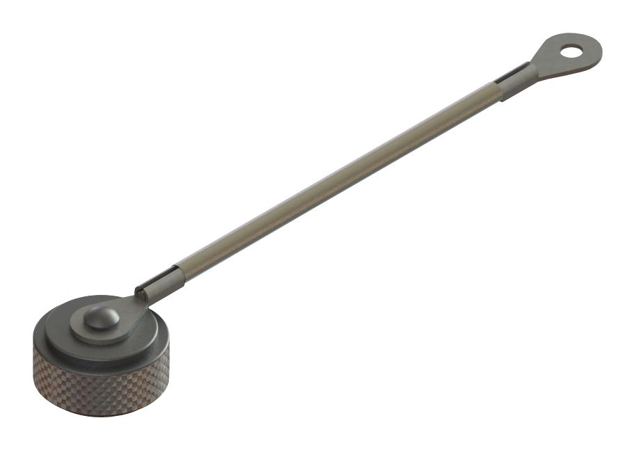 M39012/25-0111 DUST CAP W/ ROPE, N TYPE COAX PLUG AMPHENOL SV MICROWAVE