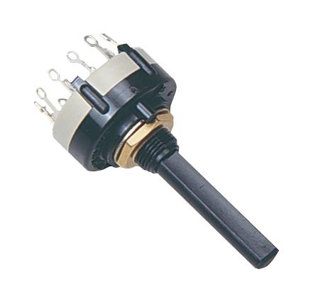 CK1042 ROTARY SWITCH, 4P3T, 0.15A, 250VAC LORLIN