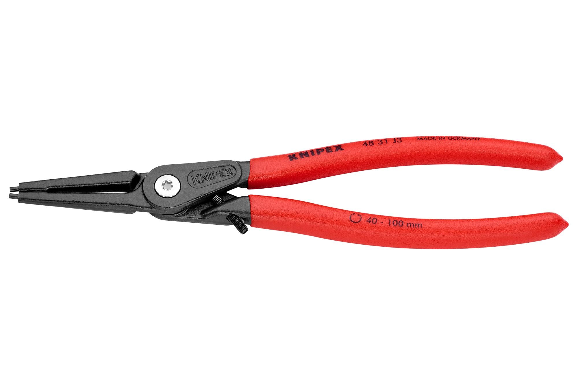 48 31 J3 CIRCLIP PLIER, INTERNAL, 225MM KNIPEX