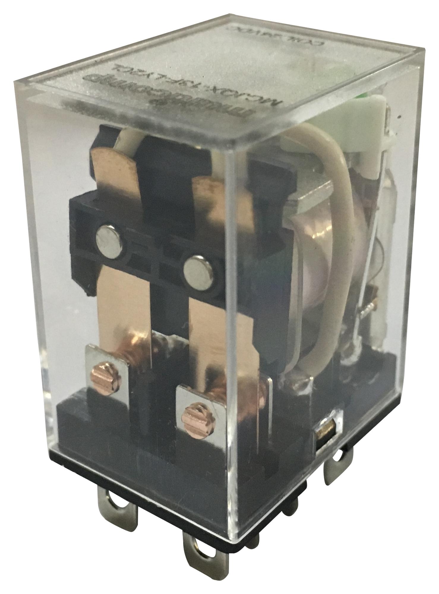 MCJQX-13F-LY2CL-110VAC POWER RELAY, 110VAC, 10A, DPDT, SOCKET MULTICOMP