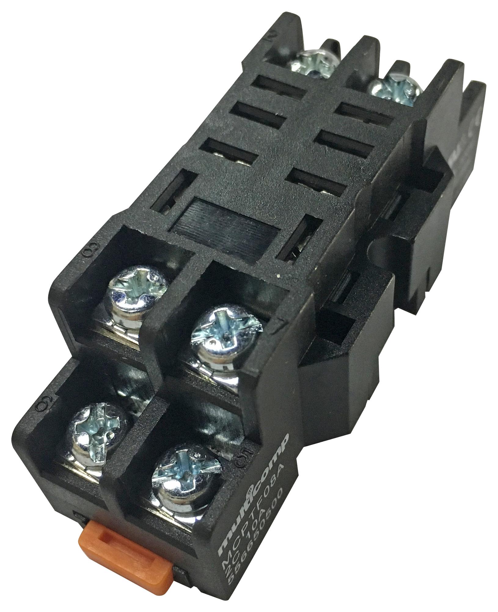 MCPTF08A RELAY SOCKET, 300V, 10A, DIN RAIL MULTICOMP