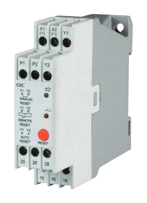 MJ83BK PTC THERMISTOR RELAY, 110/240VAC, DPDT GIC