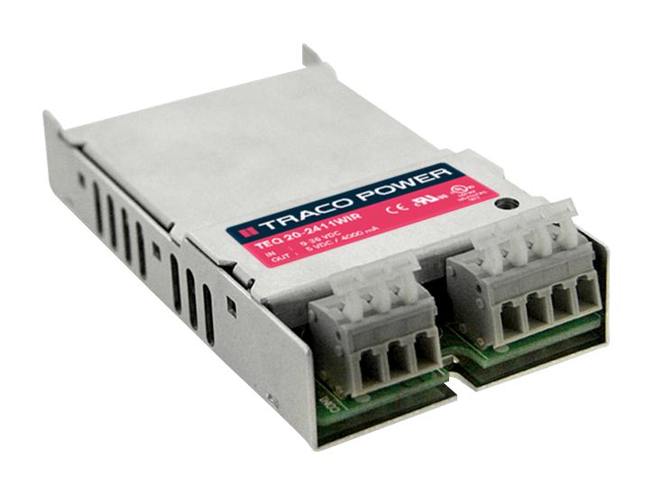 TEQ 20-7211WIR DC-DC CONVERTER, 5V, 4A TRACO POWER
