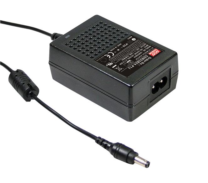 GSM25B18-P1J ADAPTOR, MEDICAL, AC-DC, 18V, 1.38A MEAN WELL