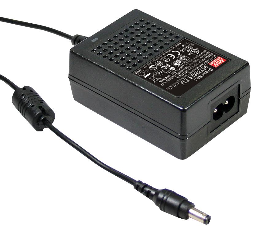 GST25B05-P1J ADAPTOR, AC-DC, 5V, 4A MEAN WELL