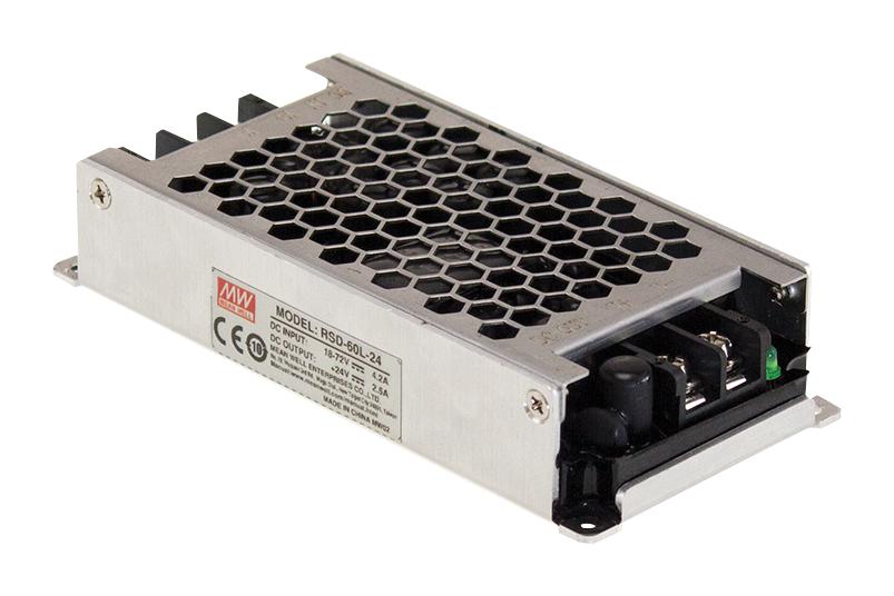 RSD-60G-5 DC-DC CONVERTER, 5V, 6A MEAN WELL