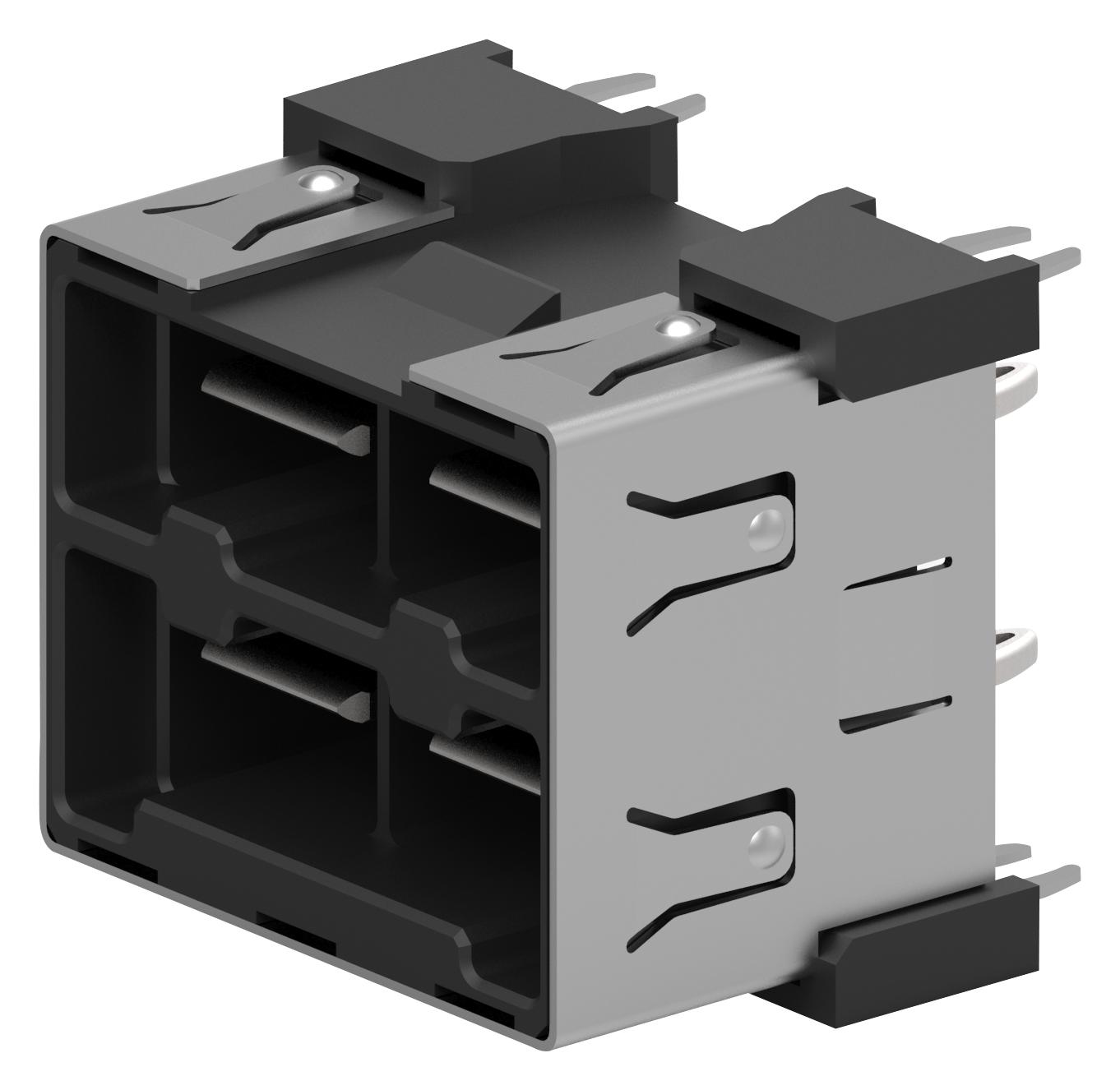 2173211-2 CONNECTOR, HEADER, 4POS, 2ROW, PRESS-FIT TE CONNECTIVITY