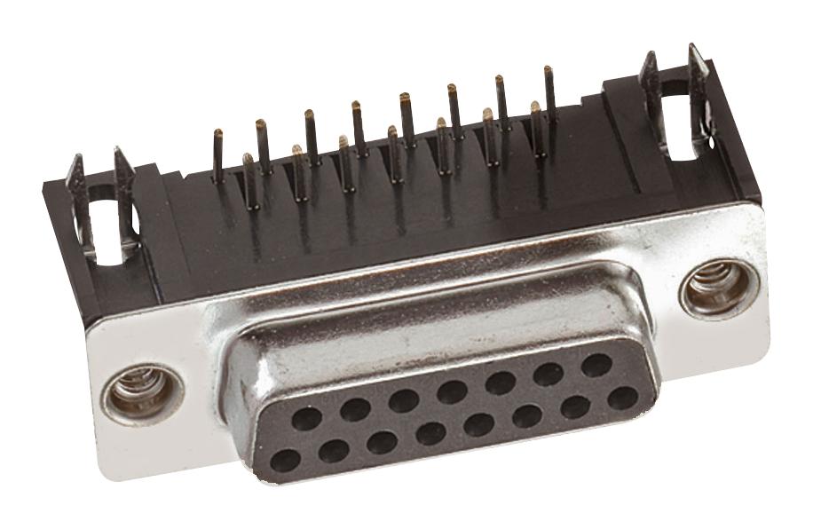 618015211821 D-SUB CONN, R/A, RCPT, 15POS, TH WURTH ELEKTRONIK