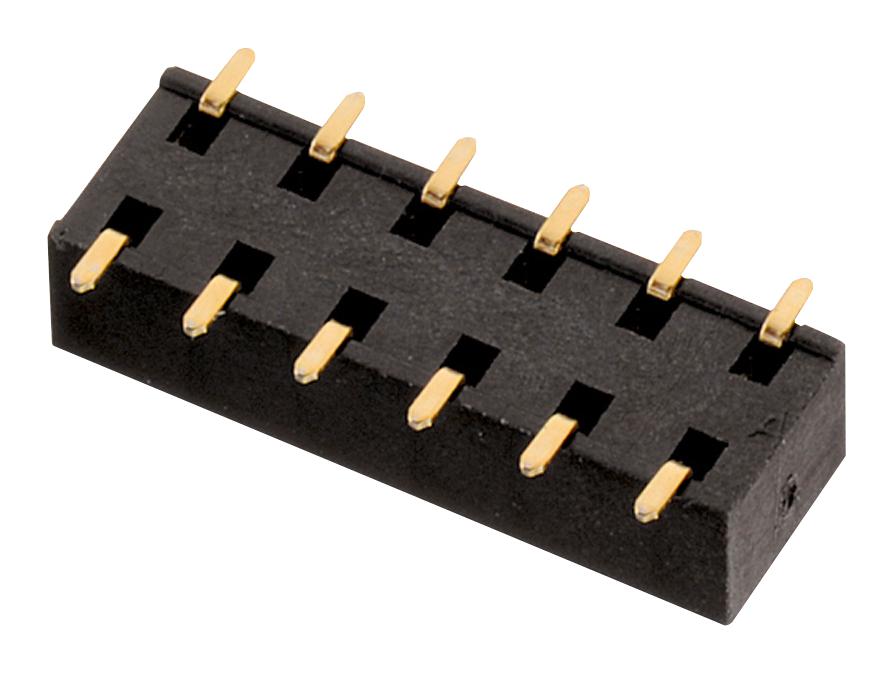 610312243021 CONNECTOR, RCPT, 12POS, 2ROW, 2.54MM WURTH ELEKTRONIK