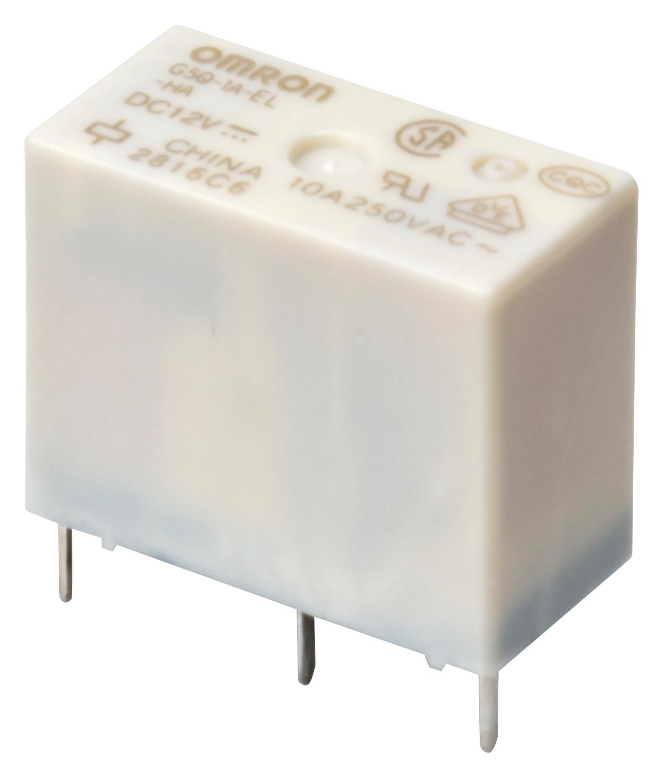 G5Q-1A4-EL3-HA DC12 POWER RELAY, 12VDC, 10A, SPST-NO, TH OMRON