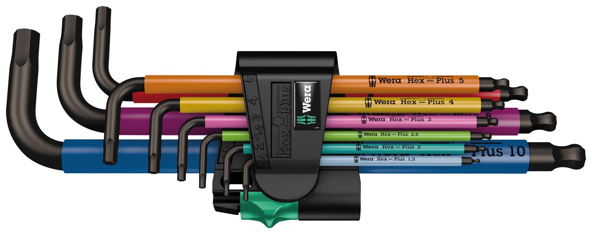 05022089001 HEX KEY SET W/HOLDER, 10PC WERA