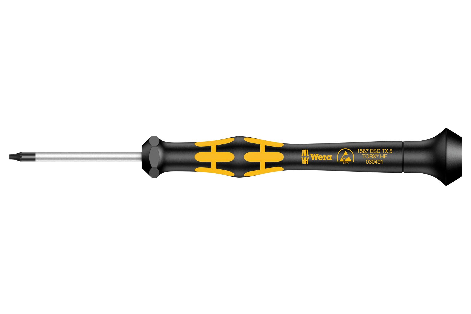 05030401001 TORX SCREWDRIVER W/HOLDER, T5, 40MM WERA