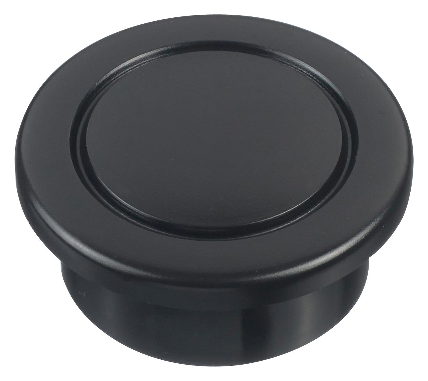 HW1A-B3B SWITCH BUTTON, MUSHROOM, 29MM, BLACK IDEC