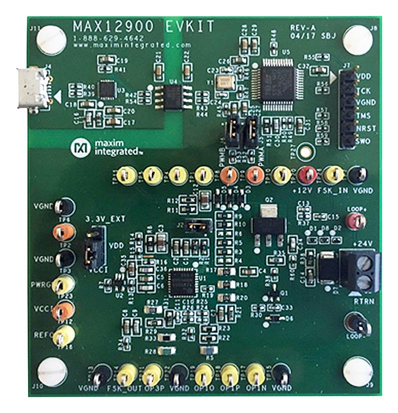 MAX12900EVKIT# EVAL BRD, AFE/4-20MA SENSOR TRANSMITTER MAXIM INTEGRATED / ANALOG DEVICES