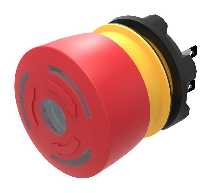 84-5120.0020 E-STOP PB SW, SPST-NC, 5A, 250V, QC EAO