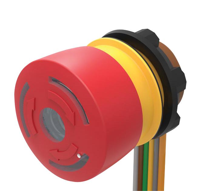 84-5041.2B40 E-STOP PB SW, DPST-NC, 5A, 250V, CABLE EAO