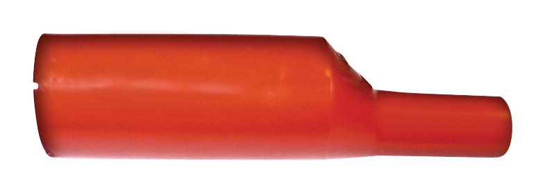 BU-62-2 ALLIGATOR CLIP INSULATOR, PVC, RED MUELLER ELECTRIC